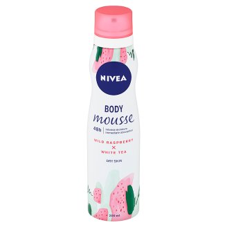 Nivea Hýčkající tělová pěna s divokou malinou a s vůní bílého čaje 200ml