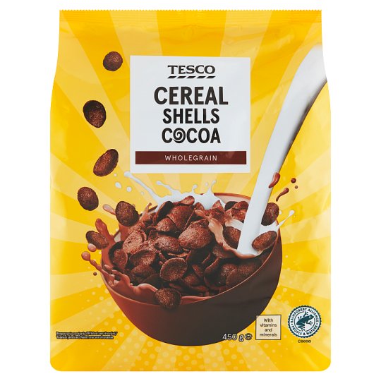 Tesco Kakaové cereální lupínky 450g