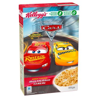 Kellogg's Disney Pixar Cars 3 rýžové cereálie s medovou příchutí 350g