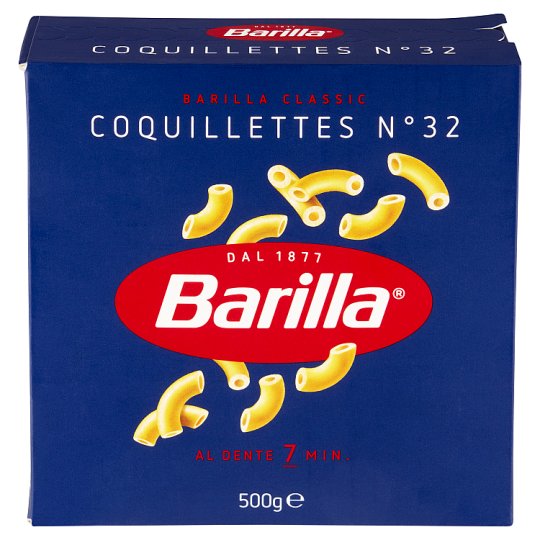 Barilla Coquillettes semolinové těstoviny sušené 500g
