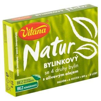 Vitana Natur Bylinkový bujón se 4 druhy bylin s olivovým olejem 60g