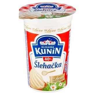 Mlékárna Kunín Šlehačka de luxe 40% 200g