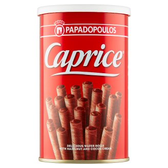 Papadopoulos Caprice Vídeňské oplatky s lískooříškovým a kakaovým krémem 115g