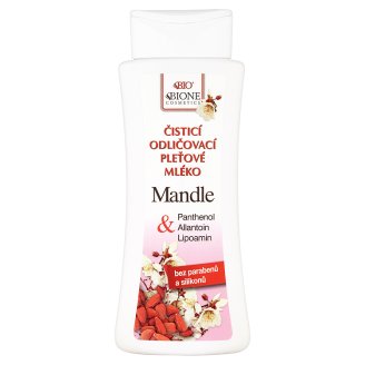 Bione Cosmetics Bio Mandle čisticí odličovací pleťové mléko 255ml
