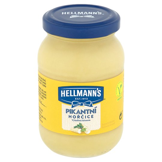 Hellmann's hořčice pikantní vyladěná křenem 240g