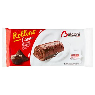 Balconi Rollino s kakaovou náplní a polevou 6 x 37g