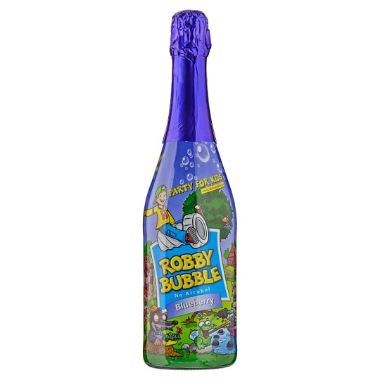 Robby Bubble Blueberry nealkoholický nápoj ochucený 0,75l