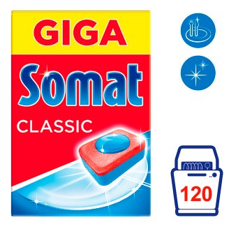 Somat Classic Prostředek na automatické mytí nádobí 120 tablet 2100g