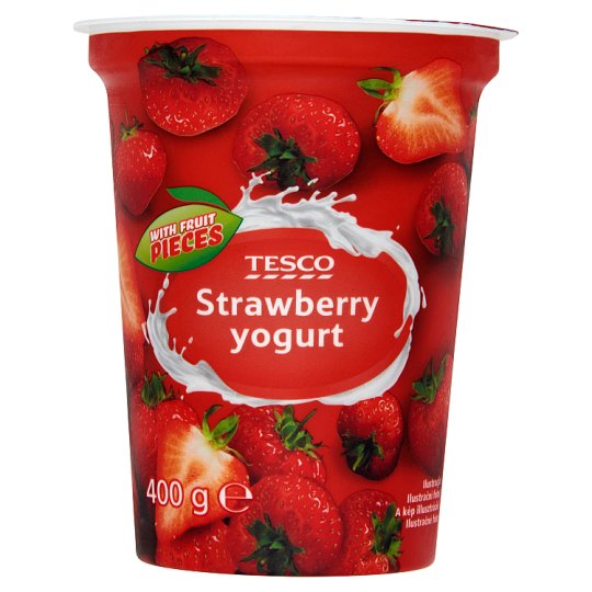Tesco Jahodový jogurt 400g
