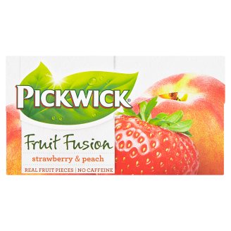 Pickwick Fruit Fusion Strawberry & Peach 20 x 2g