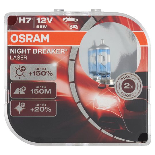 Osram Night Breaker Laser H7 12V 55W 2 pcs - Tesco Groceries