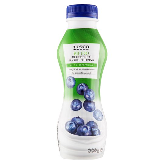 Tesco Bifido jogurtový nápoj borůvkový, s bifidokulturou 300g