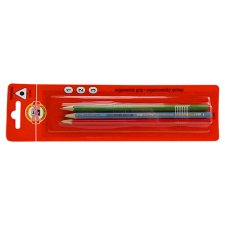 KOH-I-NOOR Triangular Pencils Hardness 1 2 3 3 pcs