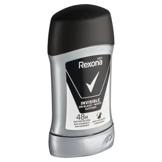 Rexona Invisible Men Black + White tuhý antiperspirant 50ml