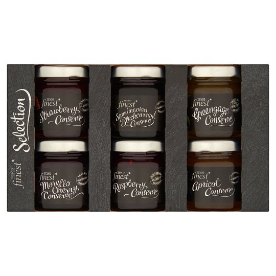 Tesco Finest Selection of Extra Jams 6 x 42g Tesco Groceries