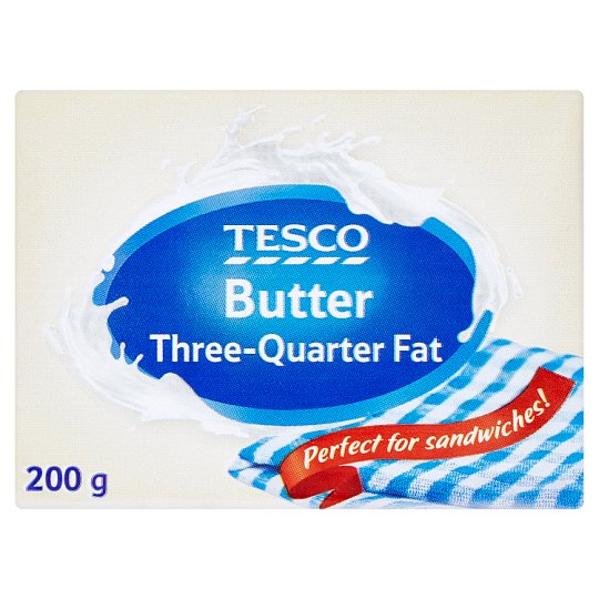 Tesco Máslo třičtvrtětučné 200g