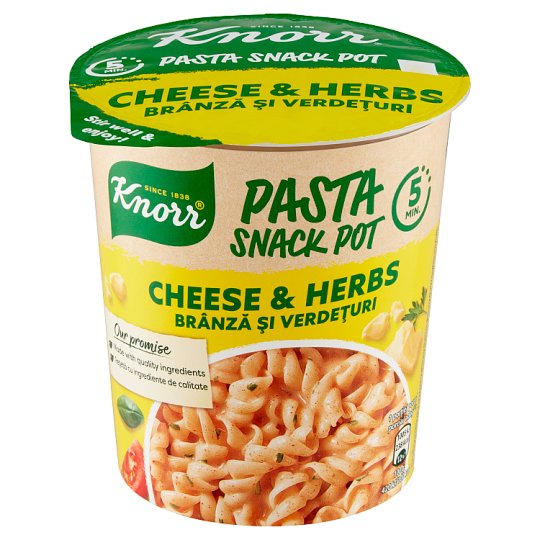 Knorr Snack Těstoviny se sýrovo-bylinkovou omáčkou 59g