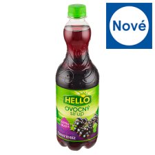 Hello Ovocný sirup černý rybíz 0,7l