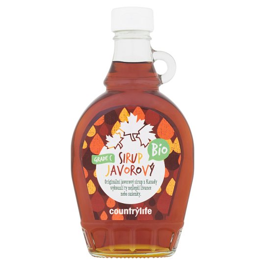 Country Life Bio javorový sirup Grade C 250ml