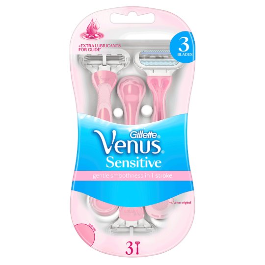 Gillette Venus Sensitive Dámská Pohotová Holítka, 3 ks