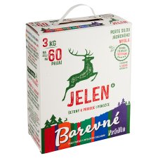 Jelen Colored Laundry Washing Powder with Soap Base 60 Washing 3kg