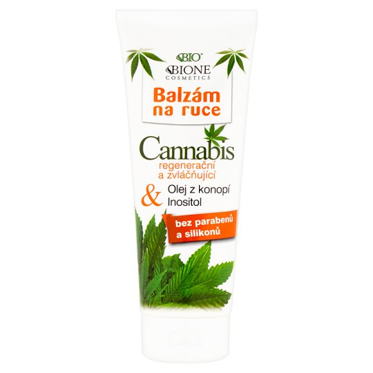 Bione Cosmetics Bio Cannabis regenerační a zvláčňující balzám na ruce 200ml