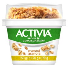 Activia probiotický jogurt bílý a ovesná granola 170g