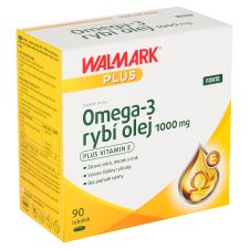 Walmark Plus Omega-3 rybí olej Forte 1000 mg doplněk stravy 90 tobolek 123,8g