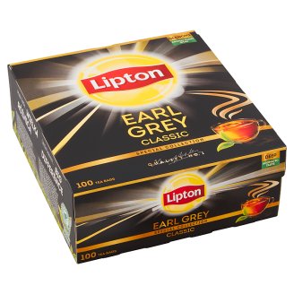 Lipton Černý aromatizovaný čaj Earl Grey 100 sáčků