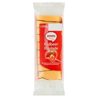 Jomo Roláda s náplní s jahodami 200g