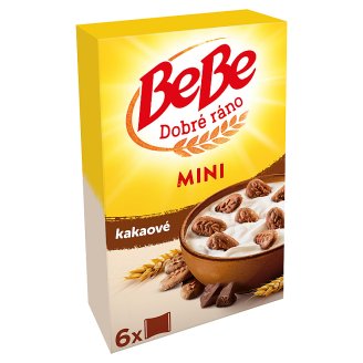 Opavia BeBe Dobré ráno mini kakaové cereální sušenky s čokoládovými pecičkami 300g