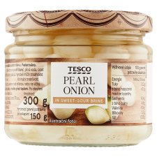 Tesco Pearl Onion in Sweet-Sour Brine 300g