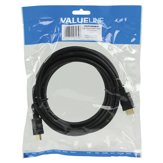 Valueline HDMI Cable 3 m - Tesco Groceries