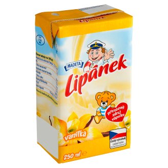 Madeta Lipánek Mléko trvanlivé vanilka 250ml