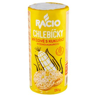 Racio Chlebíčky rýžové s kukuřicí 130g