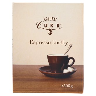 Korunní Cukr Espresso kostky 500g