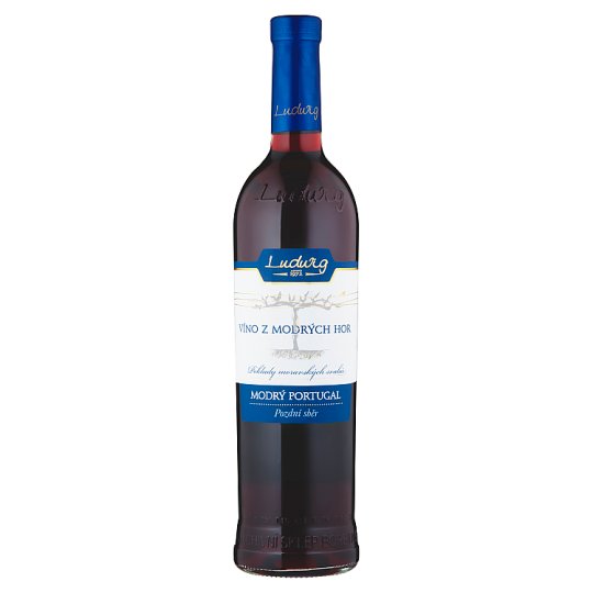 Ludwig Modré Hory Modrý portugal pozdní sběr víno suché 0,75l