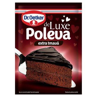 Dr. Oetker Poleva de Luxe extra tmavá 100g