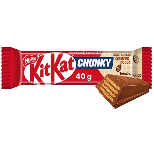 NESTLÉ KITKAT CHUNKY MILK Waffle in Milk Chocolate 40g