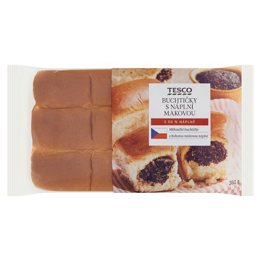 Tesco Cakes with Poppy Seed Filling 360g