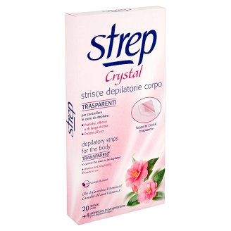 Strep Crystal Voskové pásky pro epilaci tela 20 ks