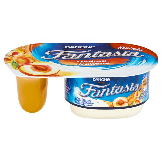 Danone Fantasia S broskvemi 122g