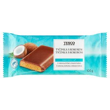 Tesco Coconut Bar 100g