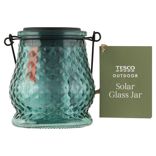 Tesco Outdoor Solar Glass Jar Tesco Groceries