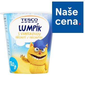 Tesco Kids Dessert Smetanovo-tvarohový krém s vanilkovou příchutí 130g