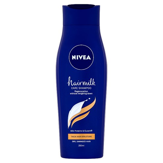 Nivea Hairmilk Care Shampoo Thick Hair Structure 250ml Tesco Groceries