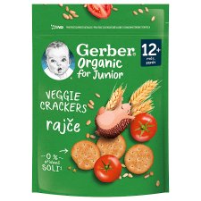 GERBER Organic Crackers with Tomatoes 100g