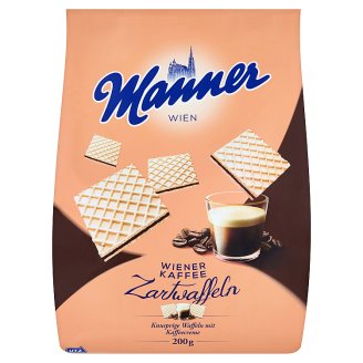 Manner Křupavé oplatky s kávovým krémem 200g