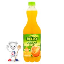 Hello Ovocný sirup pomeranč 0,7l