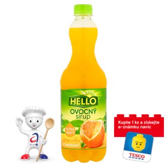 Hello Ovocný sirup pomeranč 0,7l